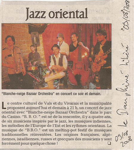 Le Dauphiné Libéré - 09/08/09